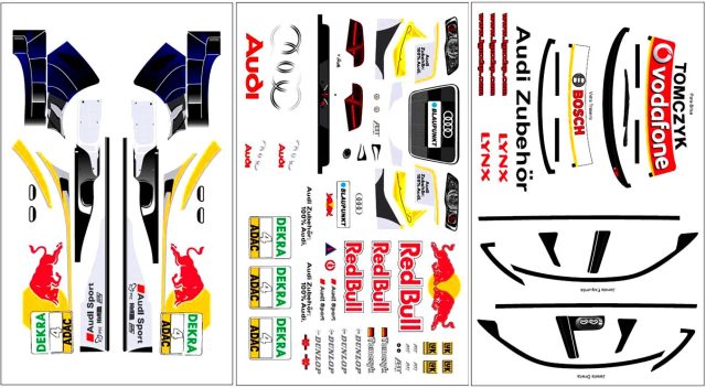 Audi A4 DTM Red Bull 1/10 200mm - Image 4