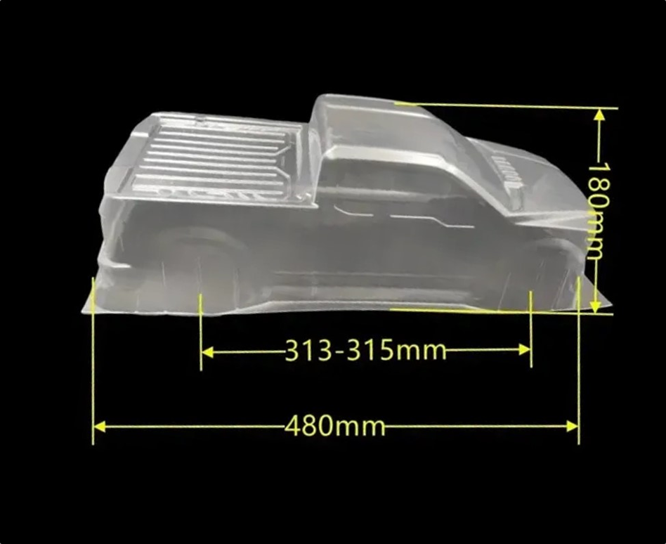 F 150 Raptor Monster 1/10 & 1/8 - cabine estendida - Imagem 11